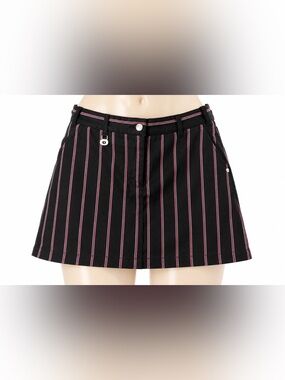 Daily Sports Black Pink Pinstripe Golf Skort Women’s Size 4